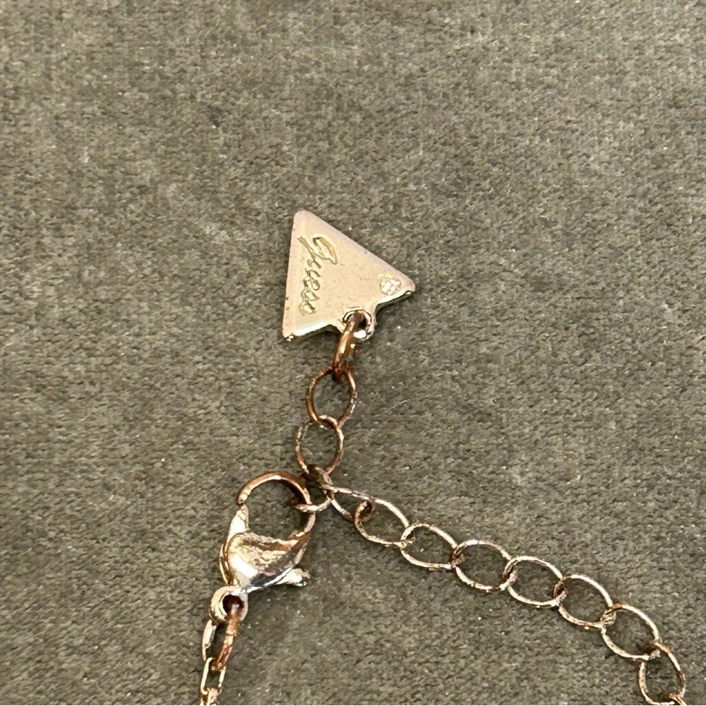 GUESS double crystal rhinestone cubic zirconia necklace bundle - Picture 12 of 14